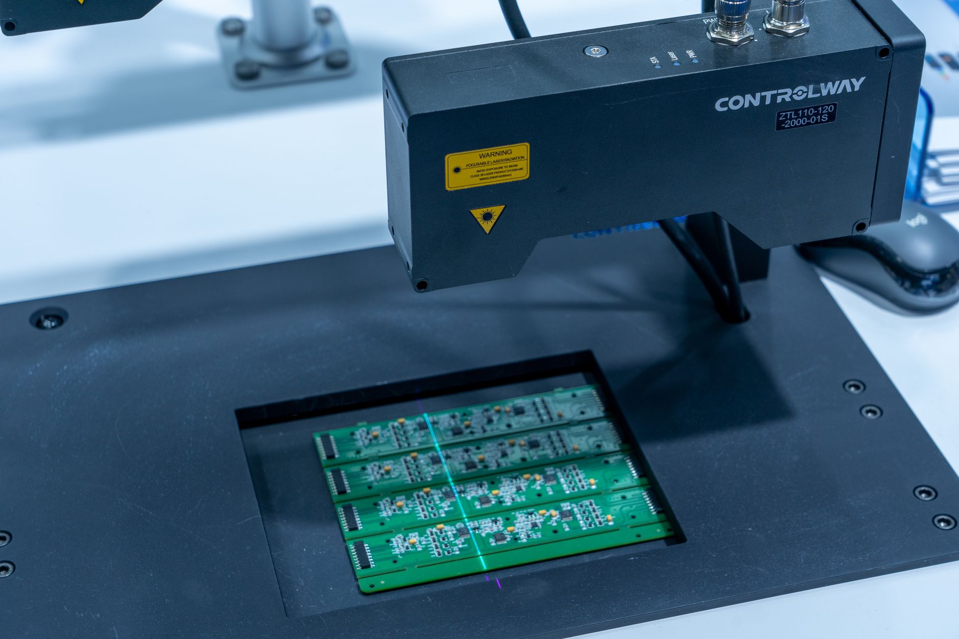 inPhocal laser marking on a live production line